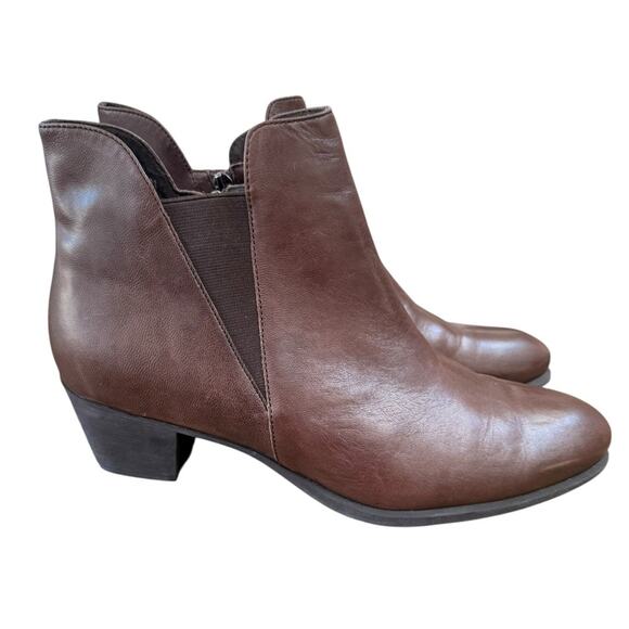 Munro Jackson Brown Leather Booties – Sz 11M - Picture 3 of 8